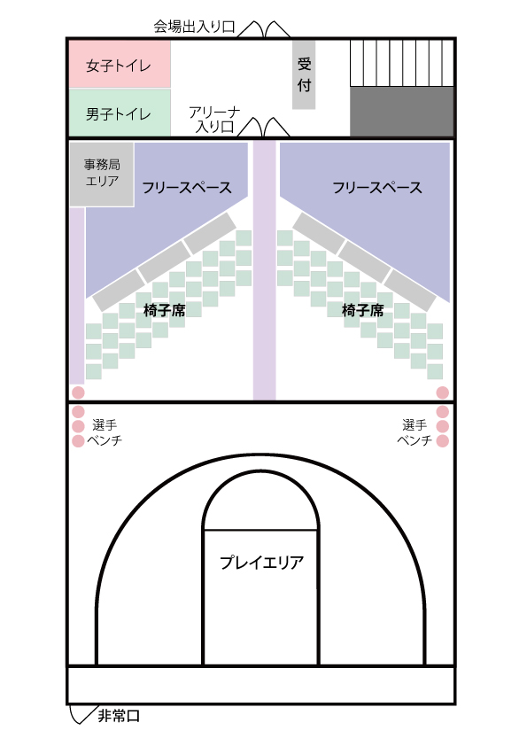 会場配置図